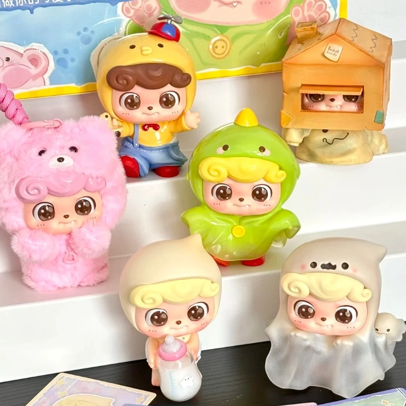 정품 Q.Kid 귀여운 임프 시리즈 랜덤박스 장난감 생일 선물 큐어 탁상 장식품 선물용품