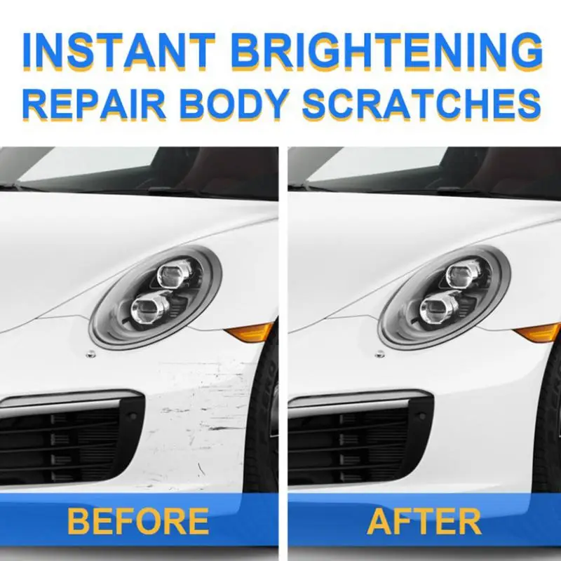 Removedor de arranhões e redemoinho para automóvel, Ultimate Car Scratch Remover Reparação de arranhões de pintura do carro, Polonês de carro com esponja