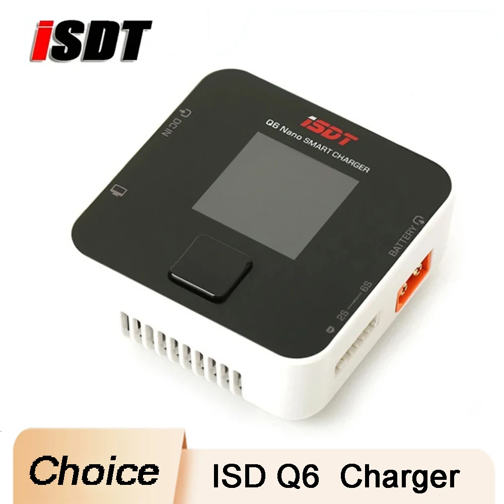 

ISDT Q6 Nano BattGo - 200W 8A Lipo Charger, 1 - 6S Compatible, Quick Charge in Colorful Pocket