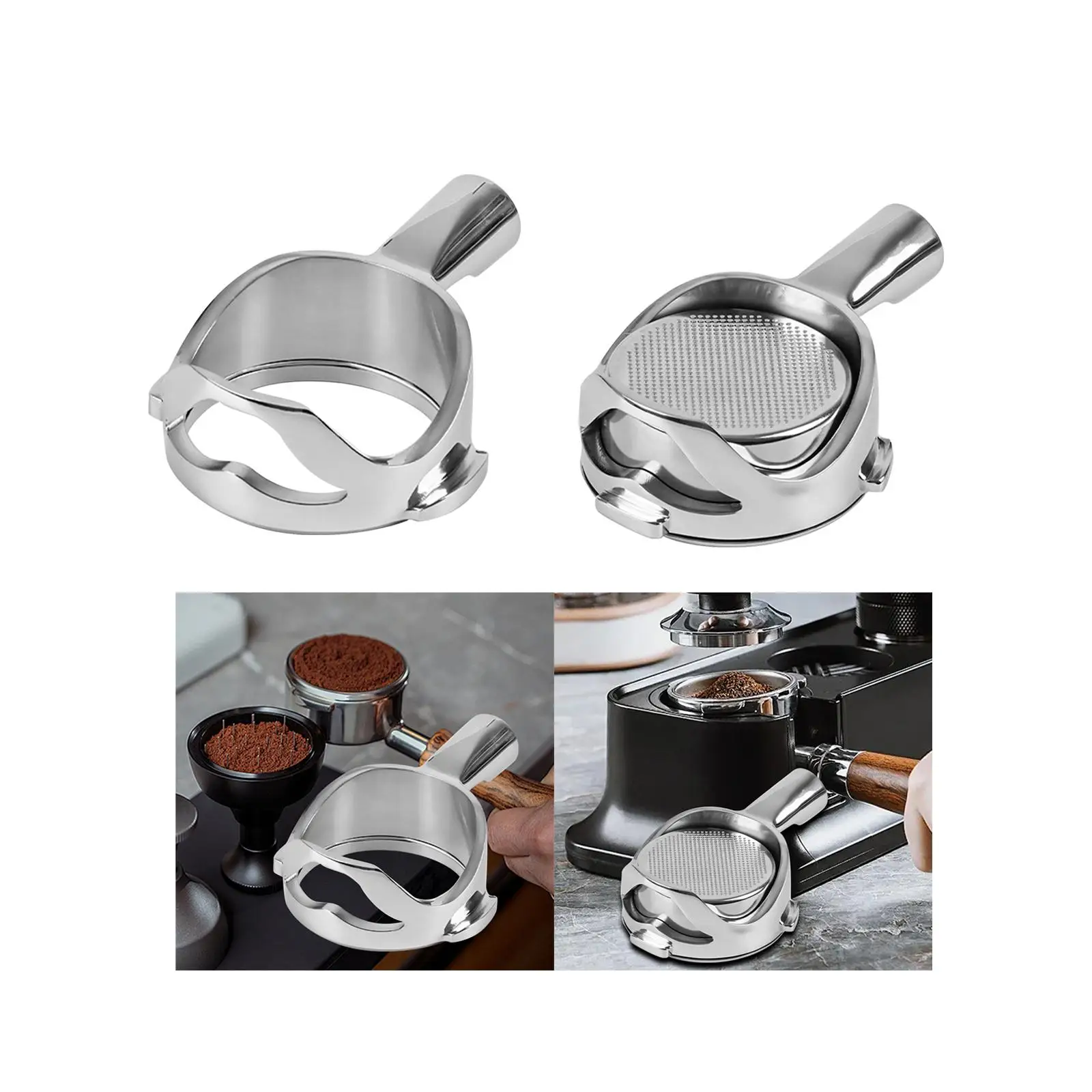 فلتر القهوة بدون قاع مقاس 58 مم، قطع غيار قابلة لإعادة الاستخدام لـ E61