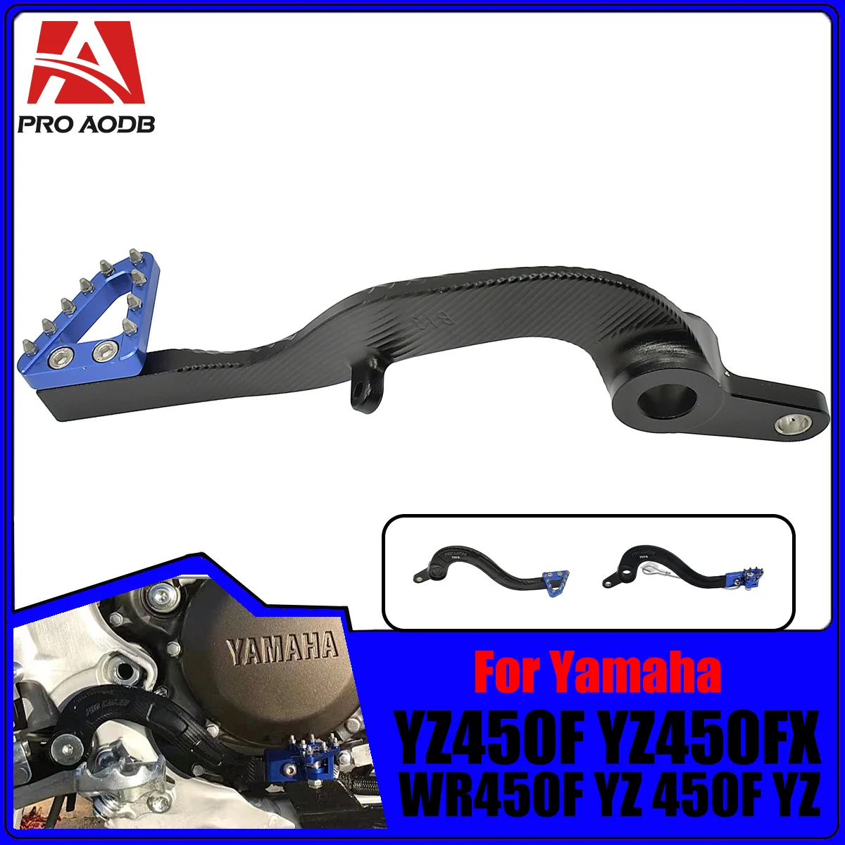 

Motocross CNC Aluminum Rear Brake Pedal Lever For Yamaha WR 450F 450 F WR YZ 450FX YZ450FX YZ450F YZ 450F WR450F 2010 2011-2020