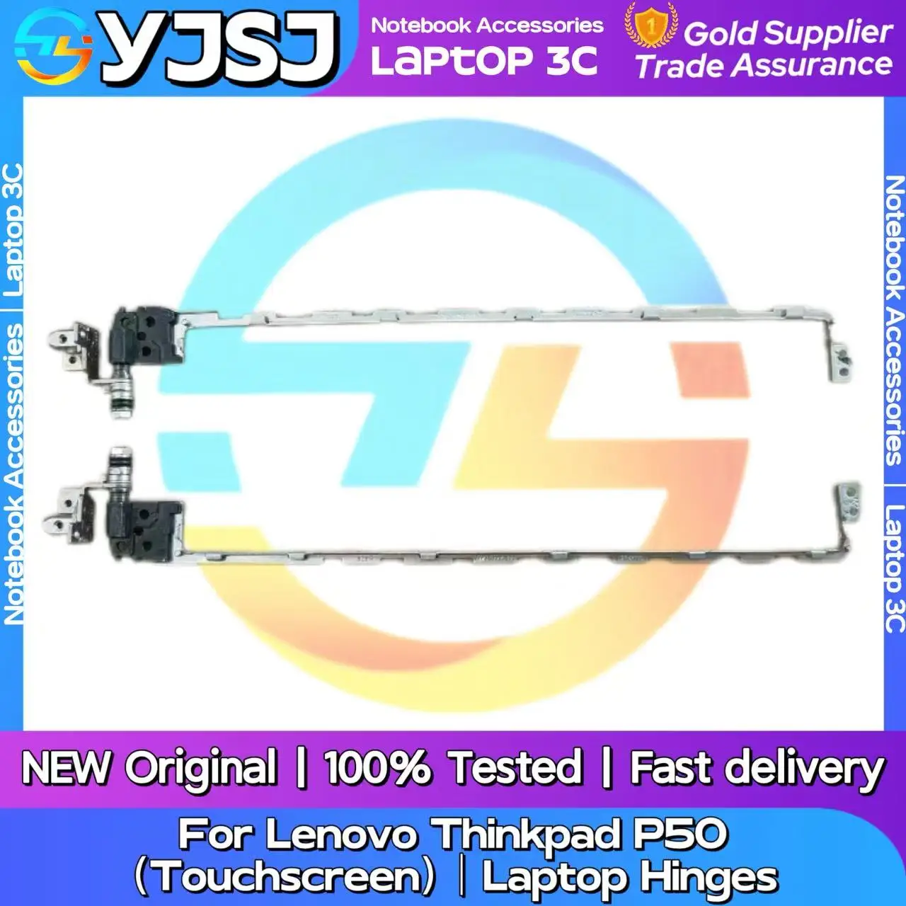 

New Original Laptop Notebook Hinges For Lenovo Thinkpad P50 (Touchscreen) LCD shaft built-in left and right Hinges Bracket