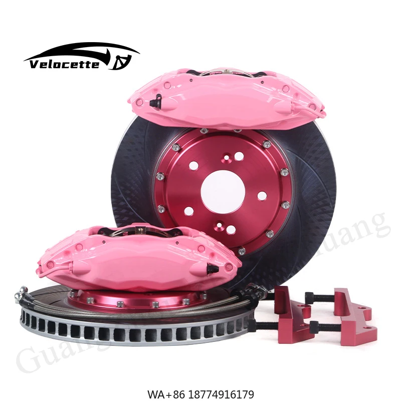 

High Quality Auto Big Brake Caliper Kit pink F50 Applicable 19 Inch Wheel 350-380mm for /A1/ A2/ A3/A4 A5/A6/Q5/Q7/Q8
