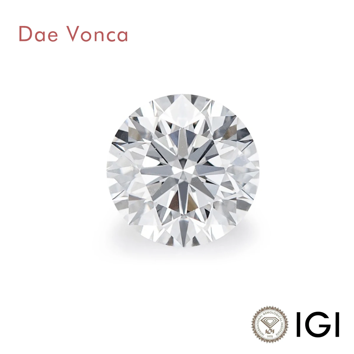 IGI Certified Round Cut Real Lab Grown Diamond CVD HPHT VVS Clear Round Synthetic Loose Lab Diamond For Jewelry Making