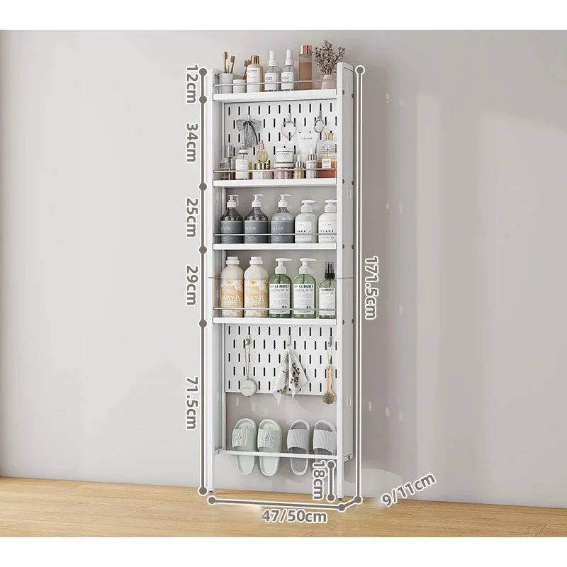

New door rear hook storage rack black shelf bathroom kitchen door storage rack