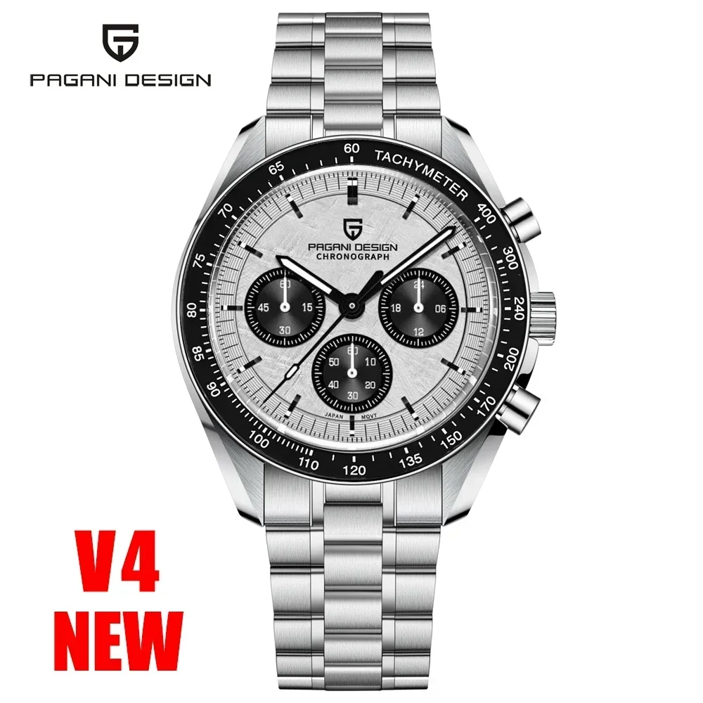 PAGANI DESIGN 2026 Nieuwe Herenhorloges Top Luxe Quartz Horloge voor Heren Automatische Datum Snelheids Chronograaf AR Saffier Glas Polshorloge
