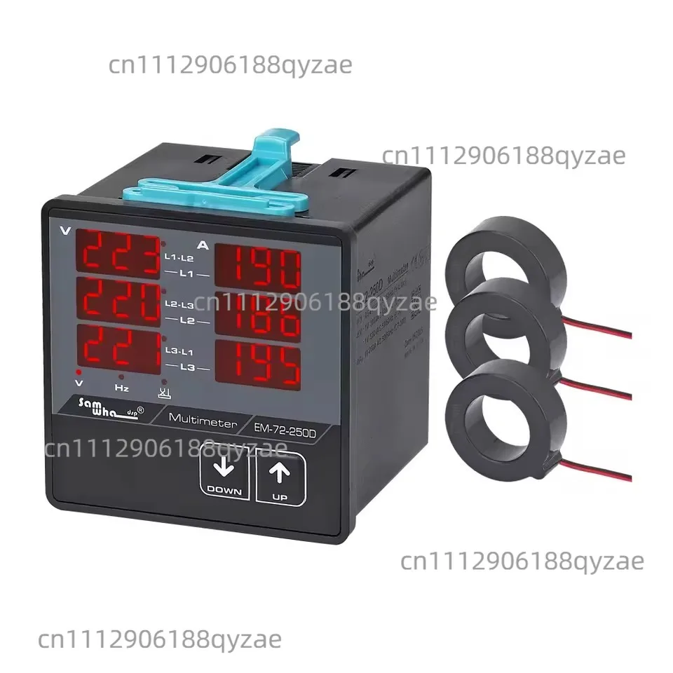 Samwha-Dsp EM-60D/100D/250D New three-phase digital multimeter 220V with 3 rings  Em-06