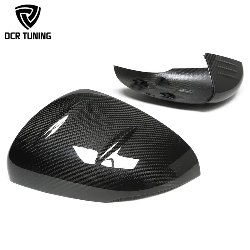 Dry Carbon Fiber Front Mirror Cover Replacement MSY Style for Mercedes-Benz A Class W117 CLA W118 SL W232 GT C191