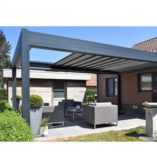 

4x3 OEM Size Waterproof Garden Bioclimatic Outdoor Aluminum Pergola With Louvers