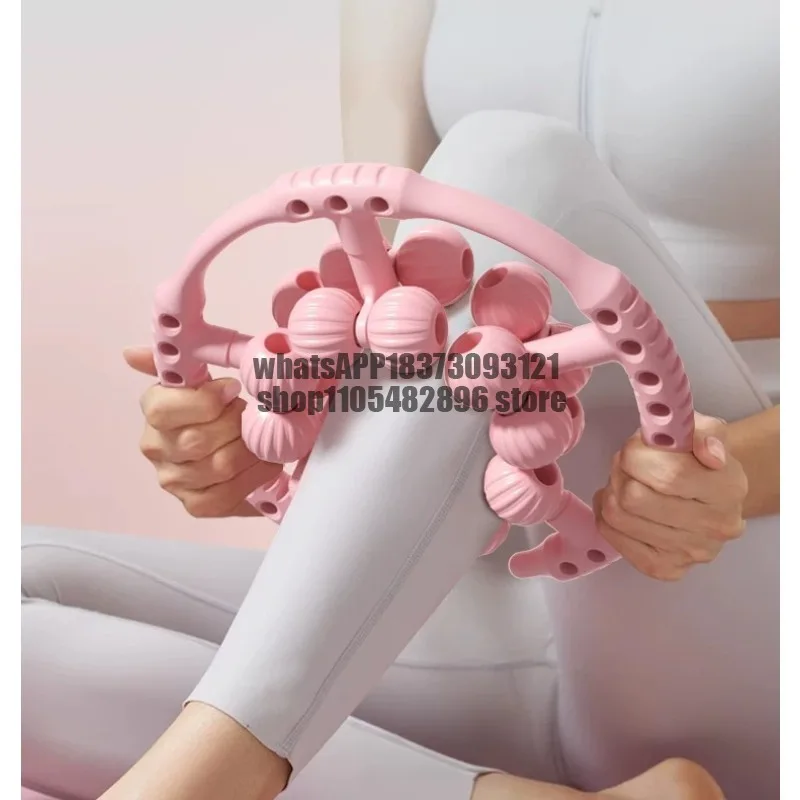 Leg Massager Silicone Ring Leg Clipper Roller Skinny Thighs Calf Muscles Relax Stretch Beautiful Legs Skinny Legs