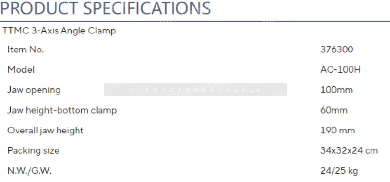 

AC-100H Угловой зажим 3-осевые сварочные тиски
