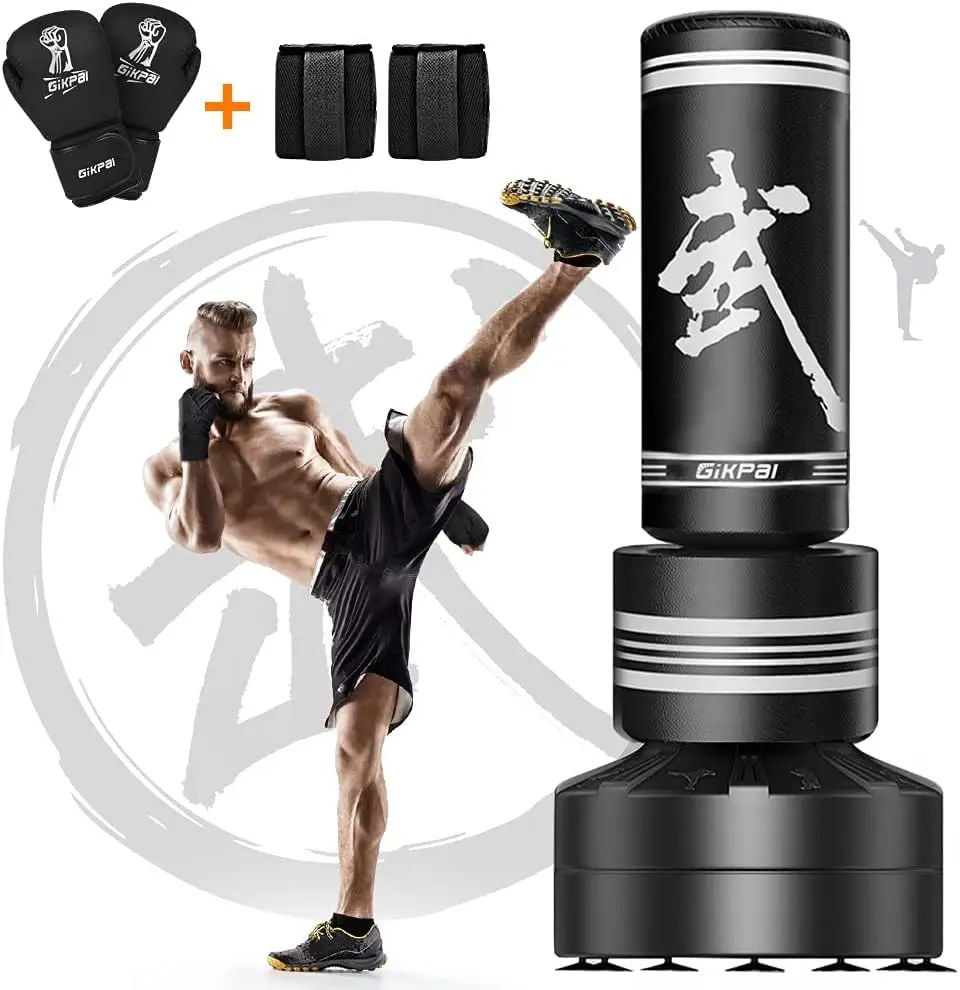 Freestanding Punching Bag, Heavy Boxing Bag with Stand for Adult Teens Kids, Kickboxing Bag for MMA Martial Arts Boxing Traning