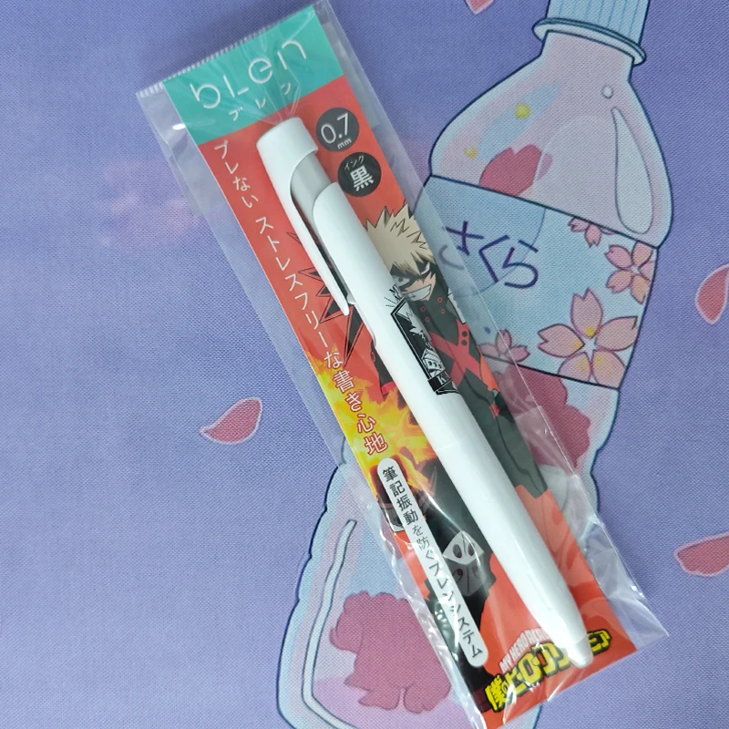 

Anime My Hero Academia Kirishima Eijirou Bakugou Katsuki Todoroki Shoto YAOYOROZU MOMO Cosplay Student Hybrid Ink Pen Game Gift