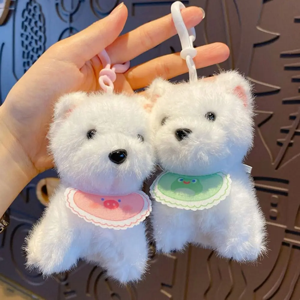 Porte-clés en forme de chiot en coton PP, pendentif de sac, collection de bijoux, animal en peluche, dessin animé, INS, cadeaux pour enfants