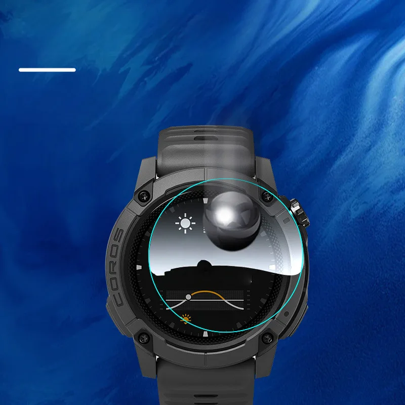 واقي شاشة من الزجاج المقسى Coros Nomad 9H، عالي الدقة مقاوم للصدمات، رفيع للغاية 0.3 مم، طبقة لمس مستجابة ​