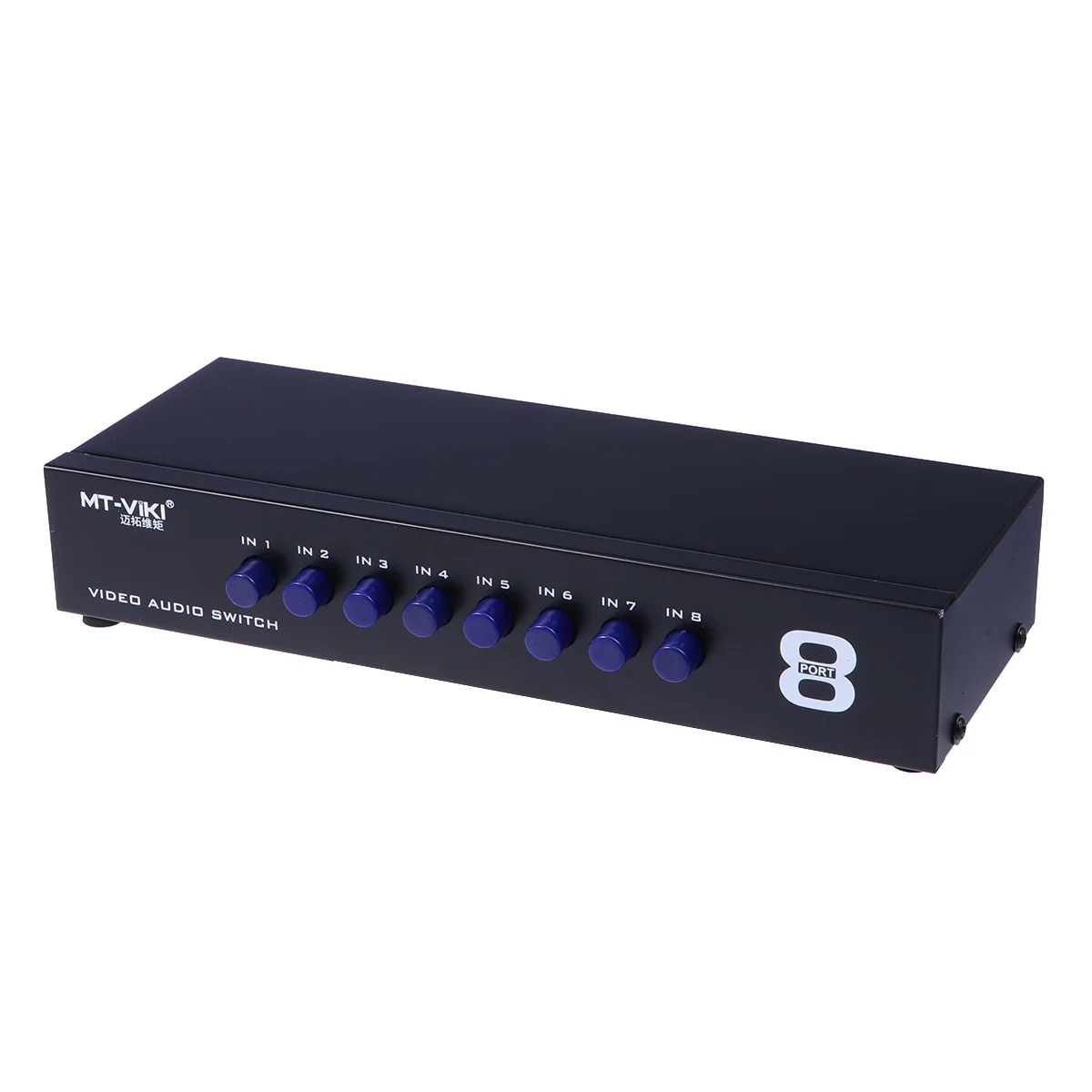 

Audio/Video 8 Ports Video Audio Selector Out Splitter Box