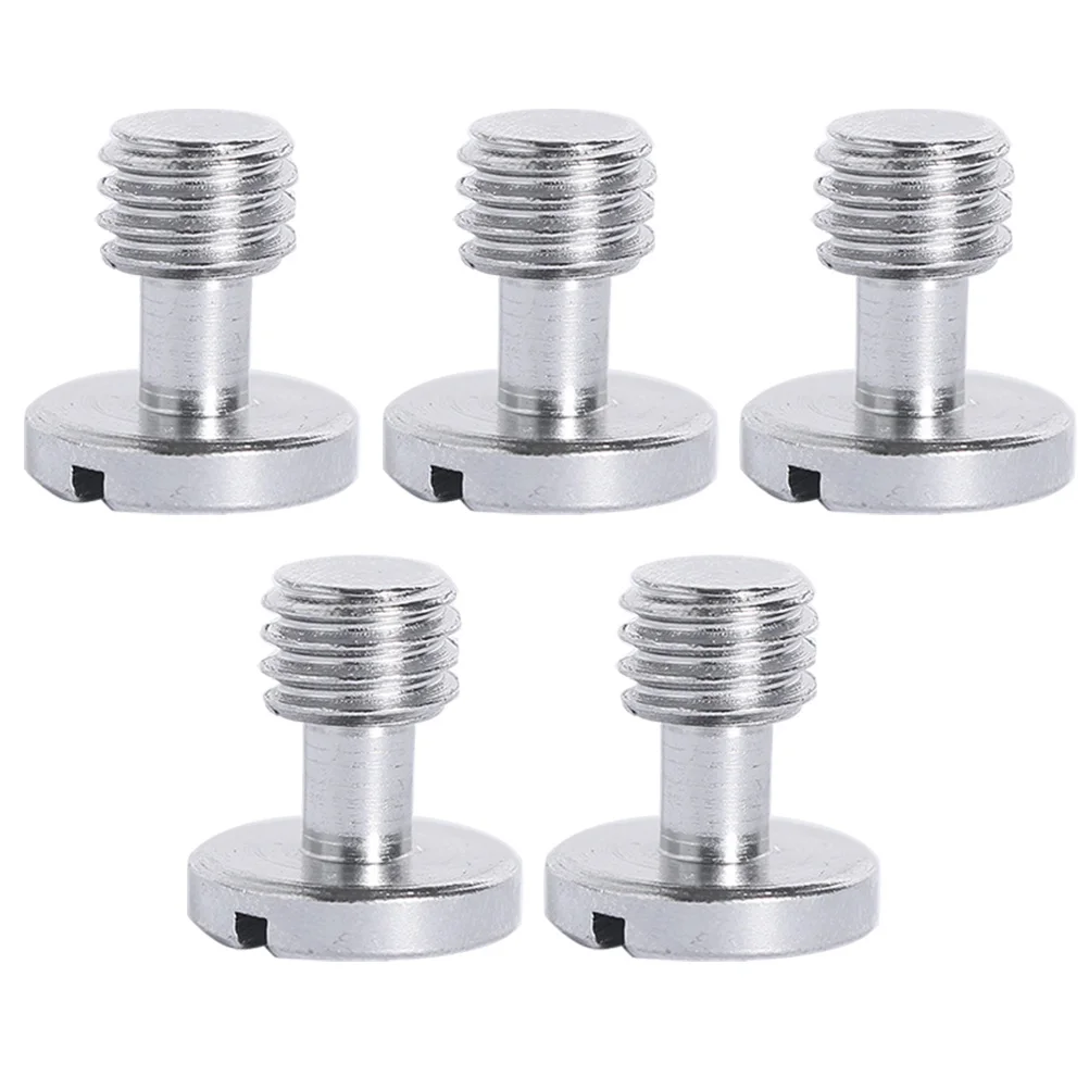 

5 Pcs Camera Fixing Screws Mounting Nickel-plated Iron Tripod Quick Release Rig Accessories for
