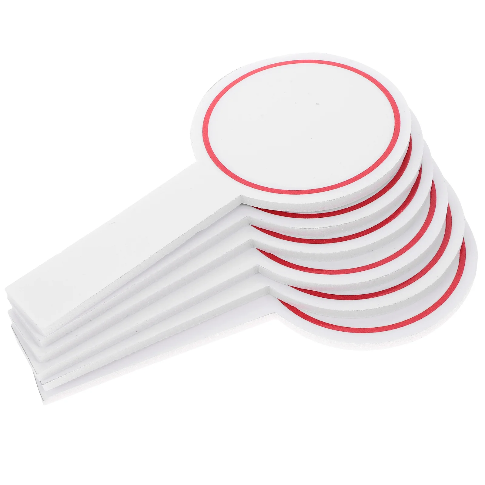 

20Pcs Scoreboard Handheld Mini Blank Writing Board Dry Erase Paddle for Ball Game Voting Auction Classroom