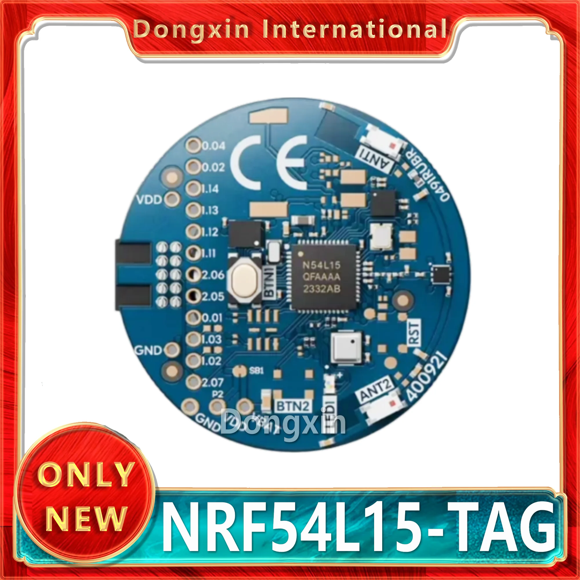 nordic-original-stock-nrf54l15-tag-plateforme-de-prototype-compacte-a-double-antenne-nrf54l15-dk-kit-de-developpement-bluetooth-basse-consommation