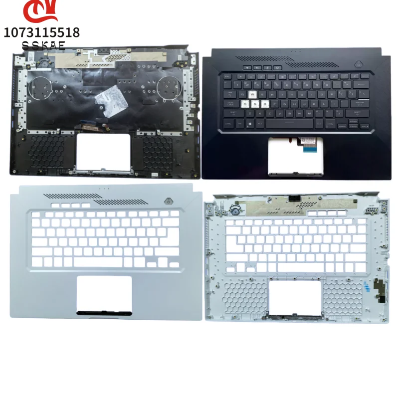 

Новый верхний корпус с подставкой для рук, рамкой клавиатуры и крышкой C для TUF Dash Air Skyselect 2 FX516PM F15 FA516, английская клавиатура с подсветкой