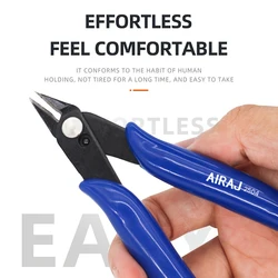 AIRAJ Multifunction Pliers Mini Pliers Electrical Wire Cable Cutters Cutting Side Snips Flush Stainless Steel Nipper Hand Tools