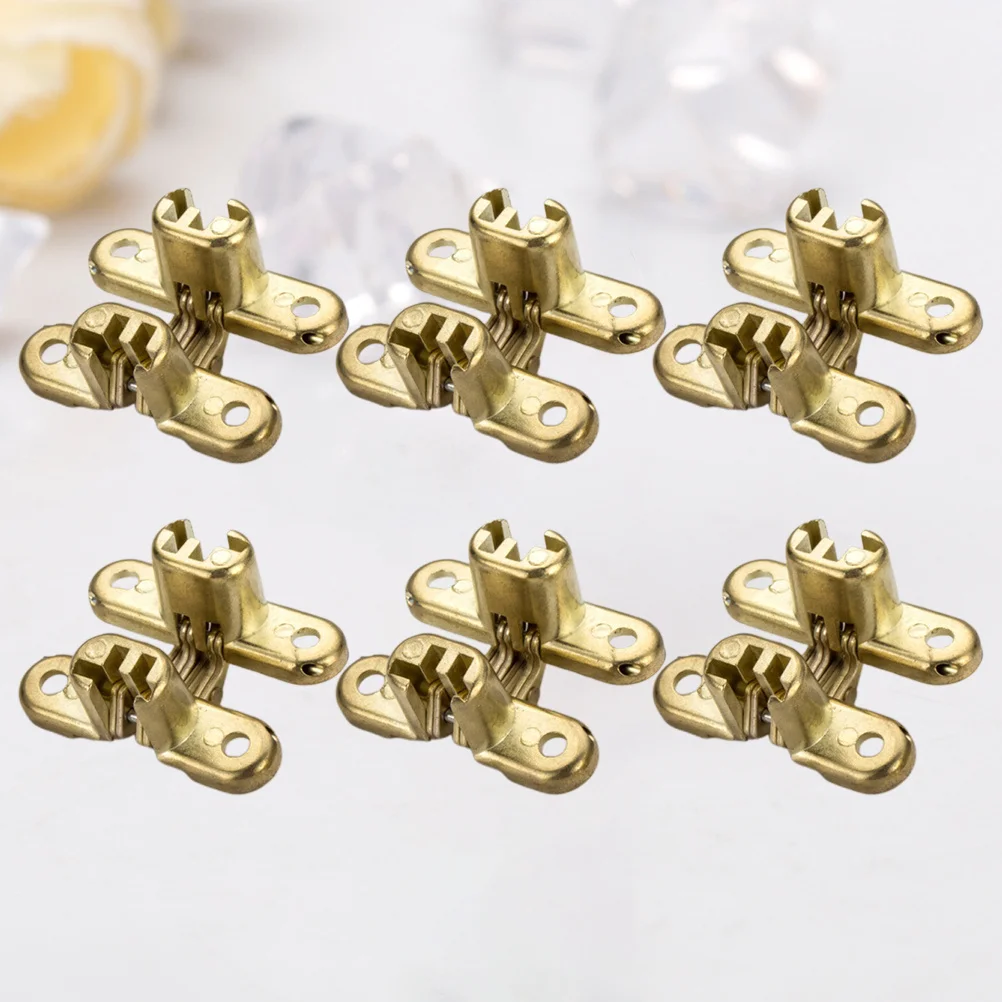 

6pcs Alloy Thickened Silent Door Door Loose-Leaf Hinge For Wooden Doors Diy Furniture Mute Flat Hinge Iron Anti-Rust
