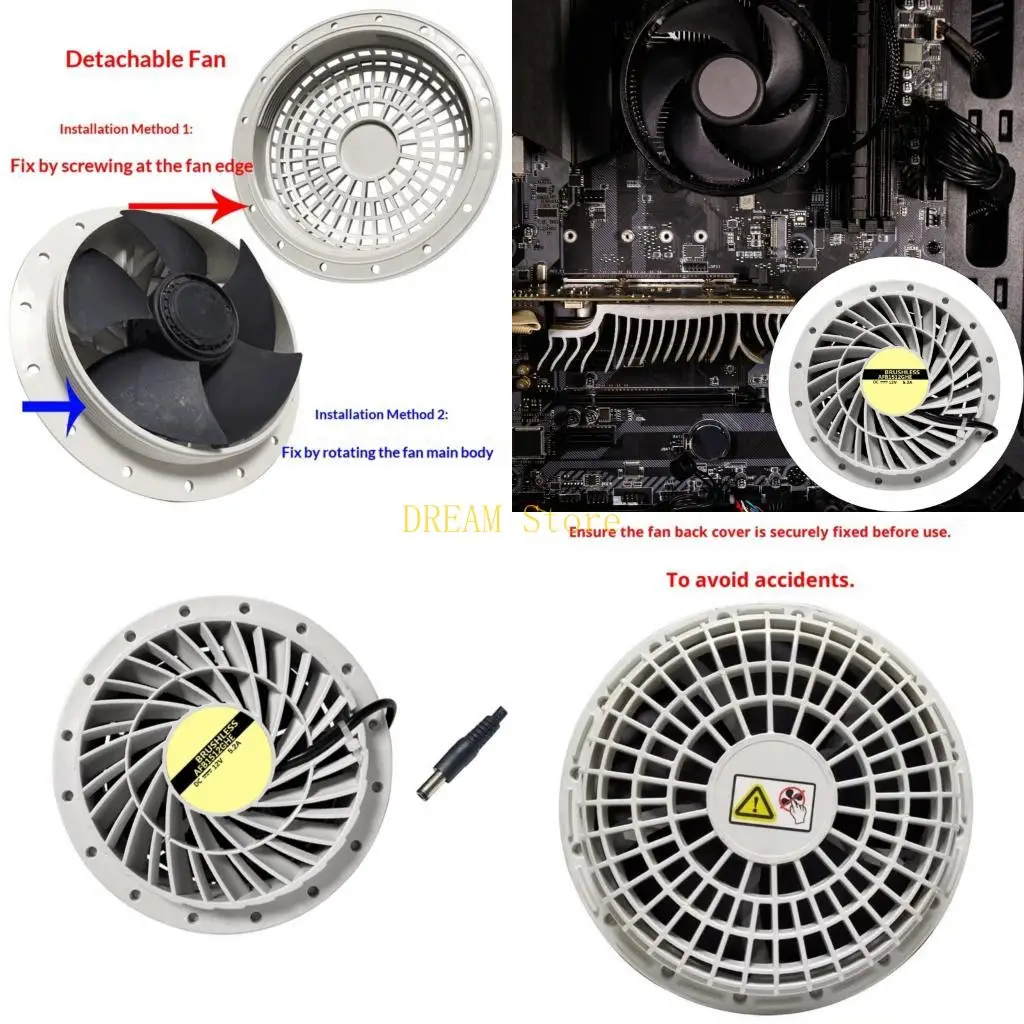 強力な-15050-12v-高速ブロワー-ファンは大量の気流を提供し、コスチュームを効率的に膨張させ、効果的なベストセールを実現します。