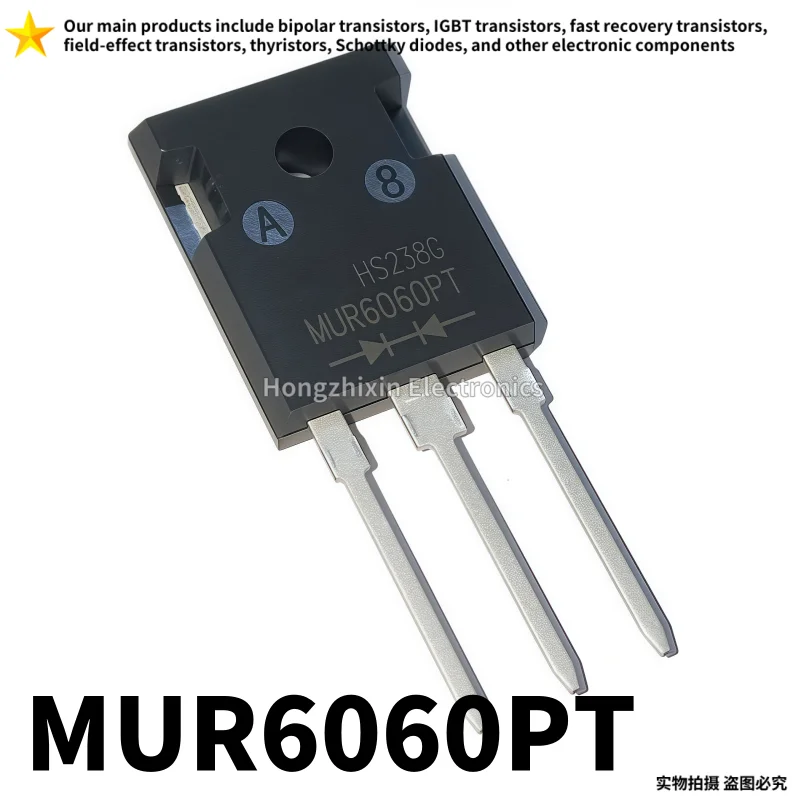 10 PCS NOVO MUR6060PT TO-247 MUR6060 6060PT Retificadores de recuperação super rápida