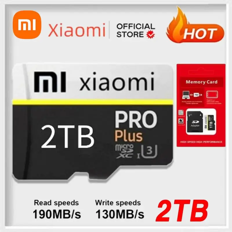 Xiaomi-tarjeta de memoria Mijia Original para cámara de Dron, Micro TF, Clase 10, 2TB, 1TB, 128GB, 256GB, A2, V60, U3, TF, Flash