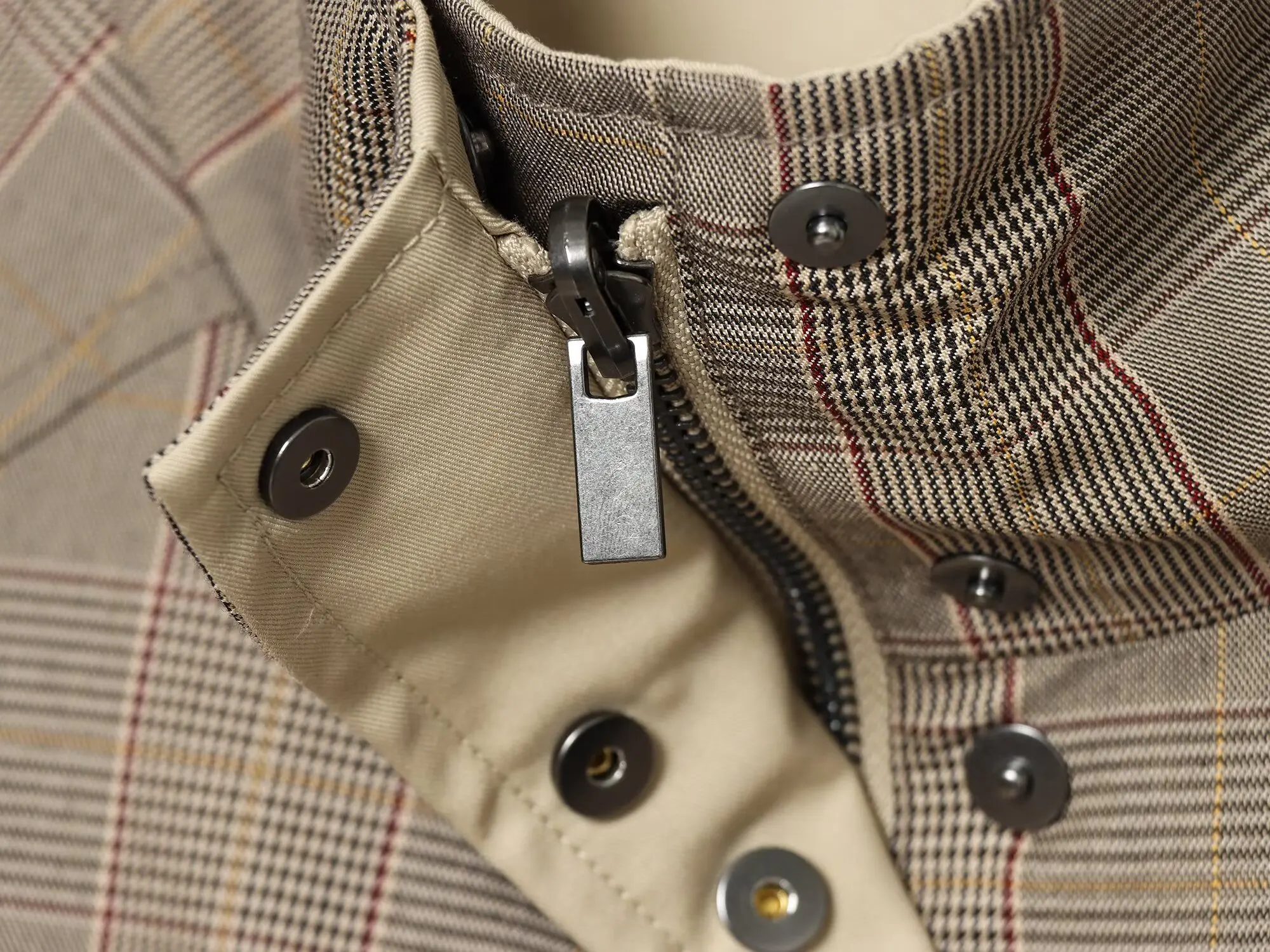 BSAY 2026 Herbst Damen Eleganter Wendewindbreaker mit Stehkragen, Langen Raglanärmeln und Seitentaschen, Alltägliche Oberbekleidung – Detail 15