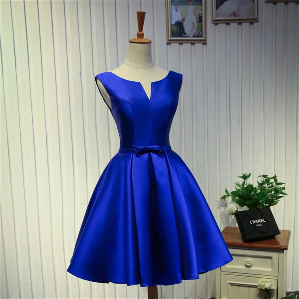 Royal Blue Sweetheart Short Homecoming Dresses Lace Up Cocktail Birthday Prom Party Graduation Gown Hoco Dress H308