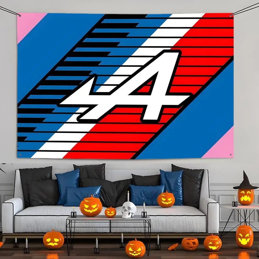 FT A-Alpine Game Flags Aesthetic Wall Tapestry Printed Wall Hanging Living Room Party Outdoor Decor