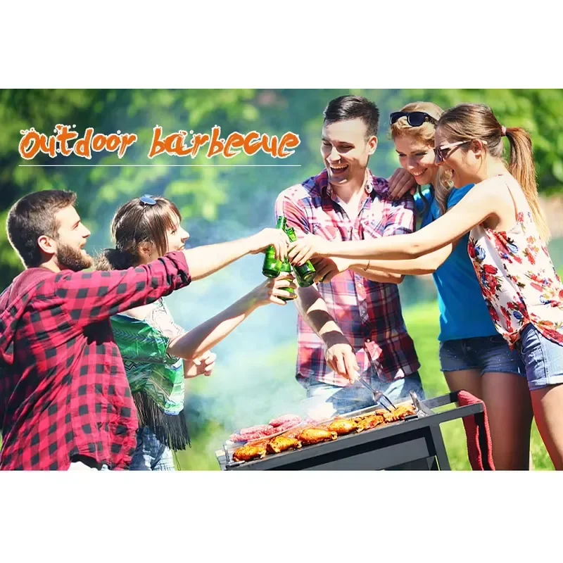 Smokeless Gas BBQ Grill Outdoor Garden Barrel Barbecue Machine Professional Custom Bbq Grilling Equipment For Patio Camping