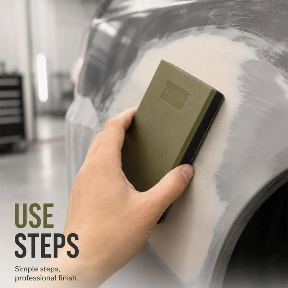 Car Sanding Block Handheld Sandpaper Holder Auto Paint Putty Polishing Tool Wet Dry Abrasive Board Plastic Foam Sponge for Ford