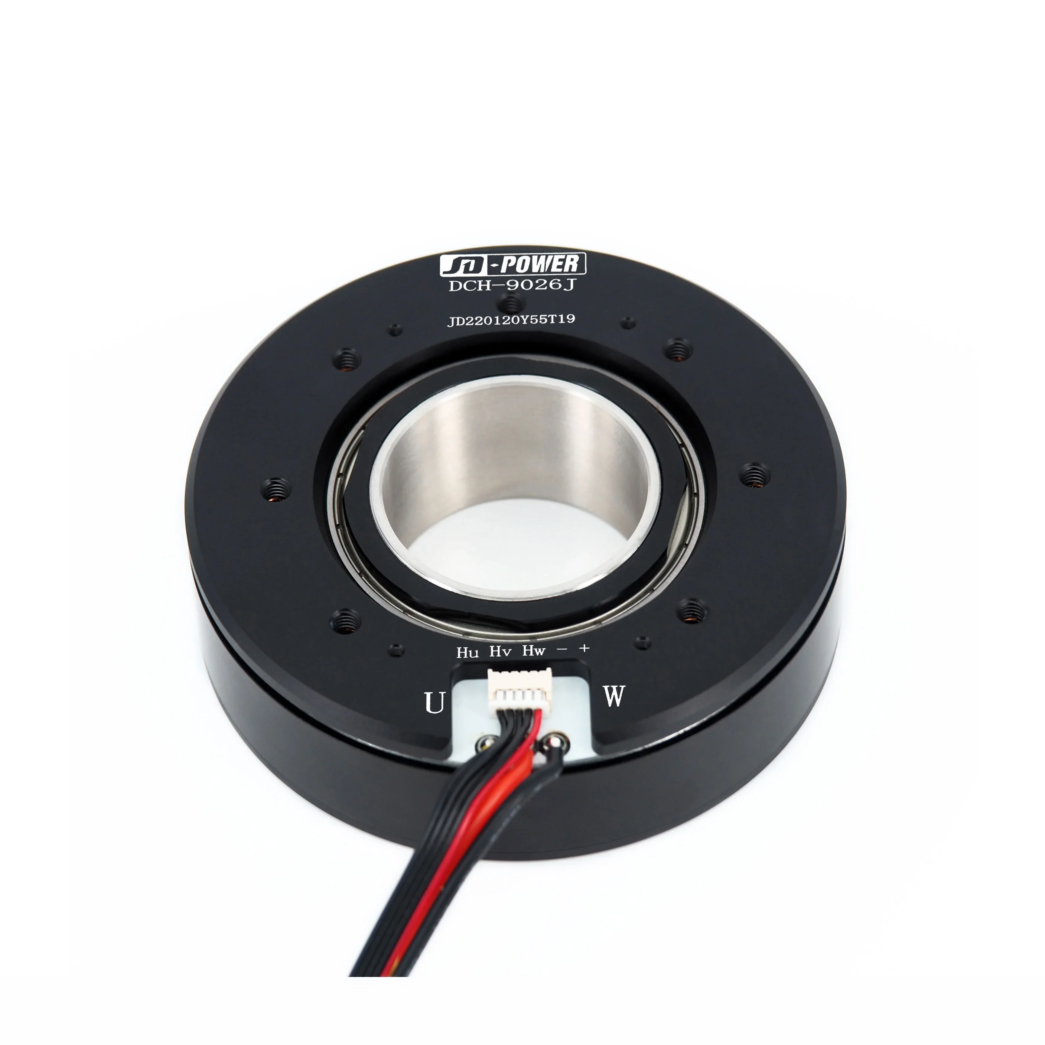 

2026 High Quality JD-power DCH-9026J High Torque Low Rpm Flat Gimbal Hollow Shaft Brushless Dc Motor With Switch Hall Sensor