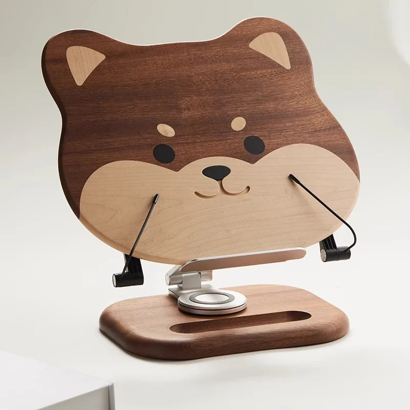 

Solid Wood Reading Stand Student Reading Height Increase Bracket Picture Book Ipad Tablet Notebook Portable Book Holder