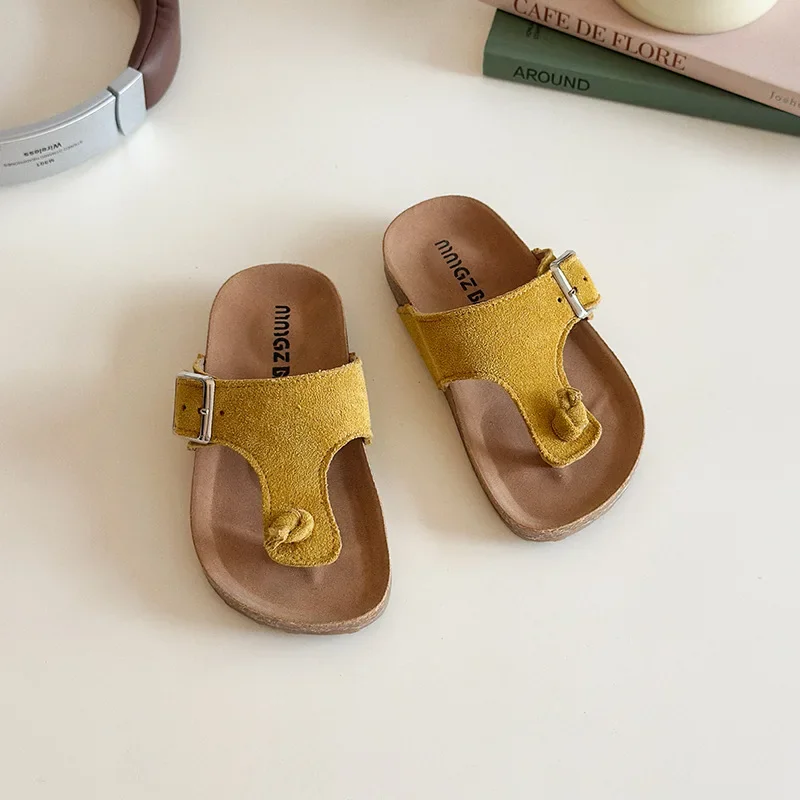 

2025 Children Casual Sandals for Girls Boys Summer New Fashion Korean Style Soft Bottom Anti-slippery Versatile Trend Beach Shoe