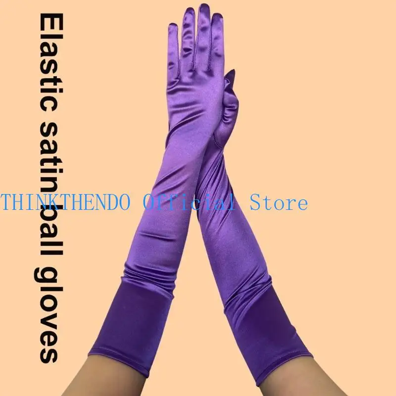 

39BB Evening Dinner Gloves for Wedding Proms for Women and Girls 1920s Theme Musical Operas Dancing