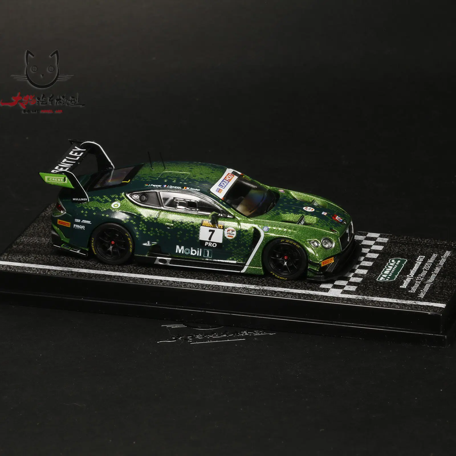 In stock:1:64 Continental GT3 2026 Beijing Exhibition Edition Alloy Die-Cast Miniature Replica Vehicle Model,exclusive limited