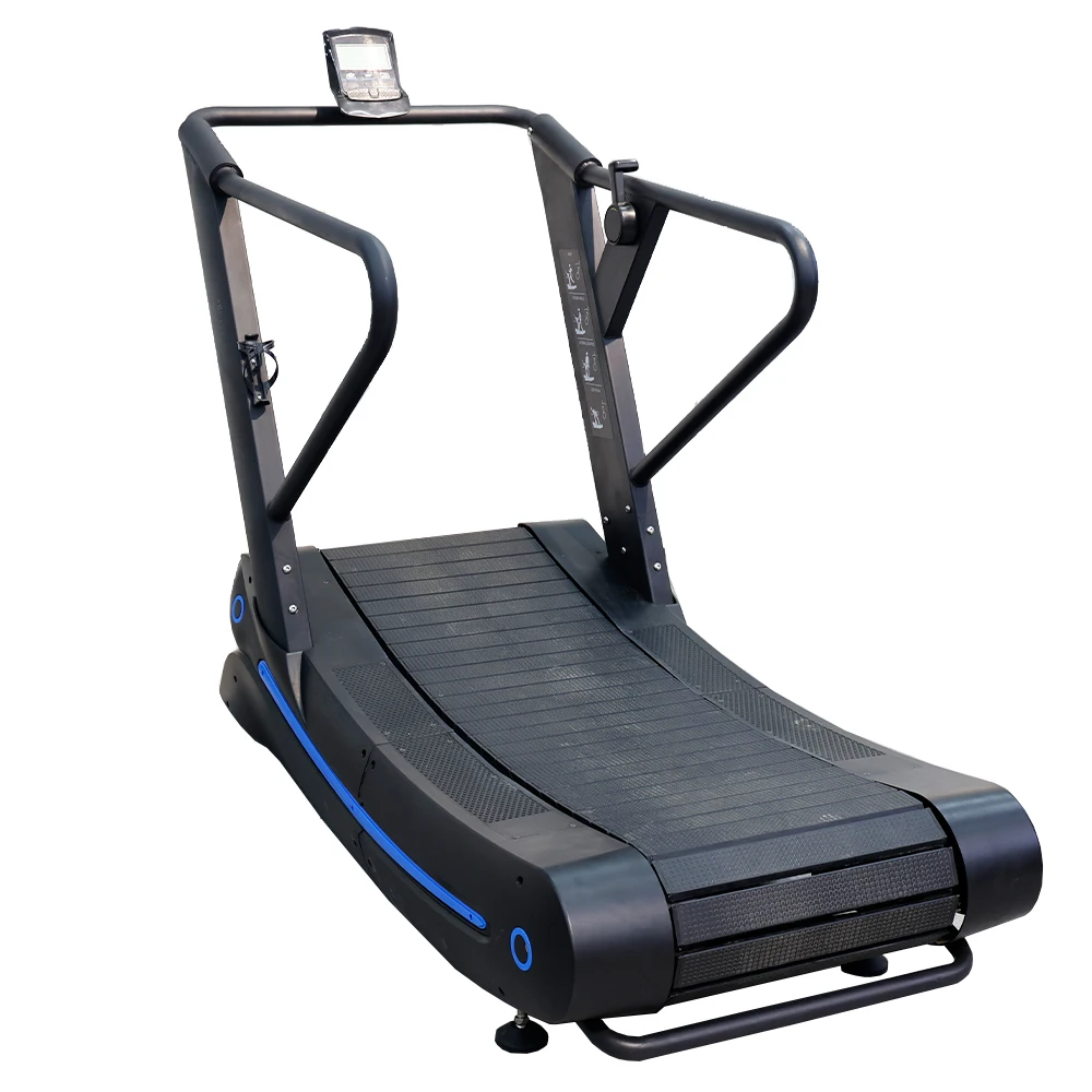 

Self-Generating Unpowered Curved Treadmill Commercial Running Indoor Gym Fitness Machine Manual Curved Treadmill With Resistance