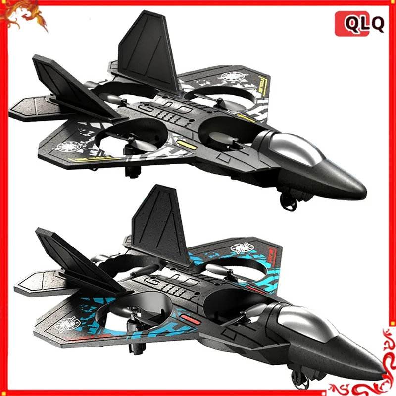 

L0712 RC Plane 2.4G Remote Control Aircraft EPP Foam Gravity Sensing Glider with Light for Boys Children Fighter Toy