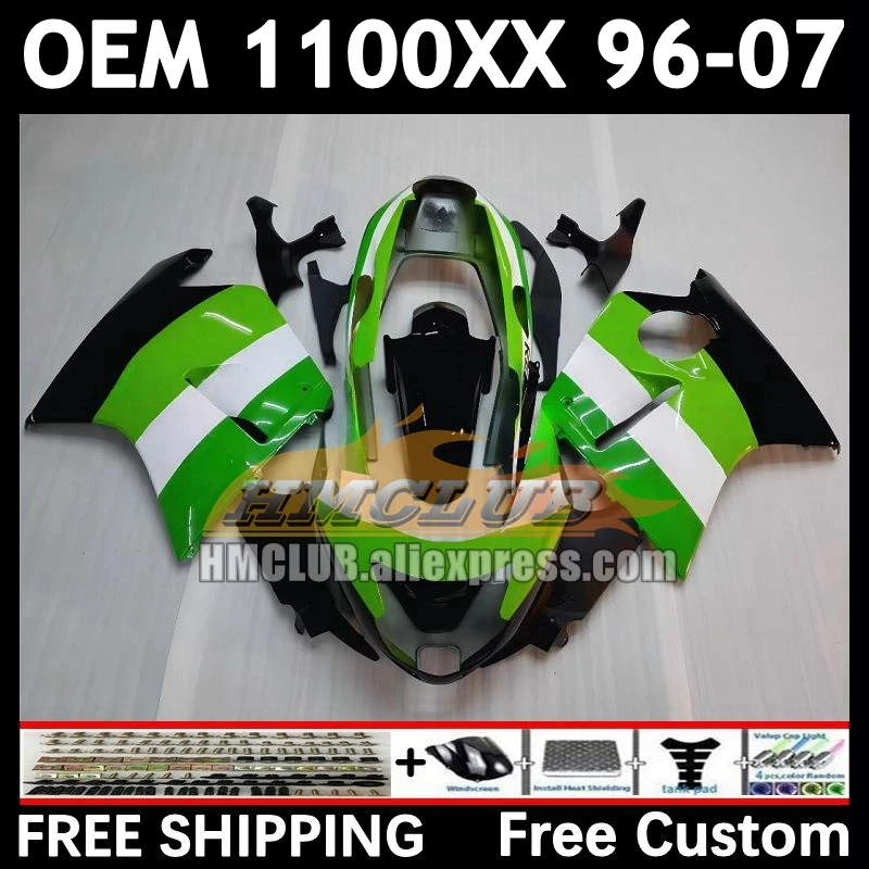 Blackbird For HONDA CBR 1100XX CBR1100 repsol green XX 86No.23 CBR1100XX 96 97 98 99 00 01 2002 2003 2004 2005 2006 2007 Fairing