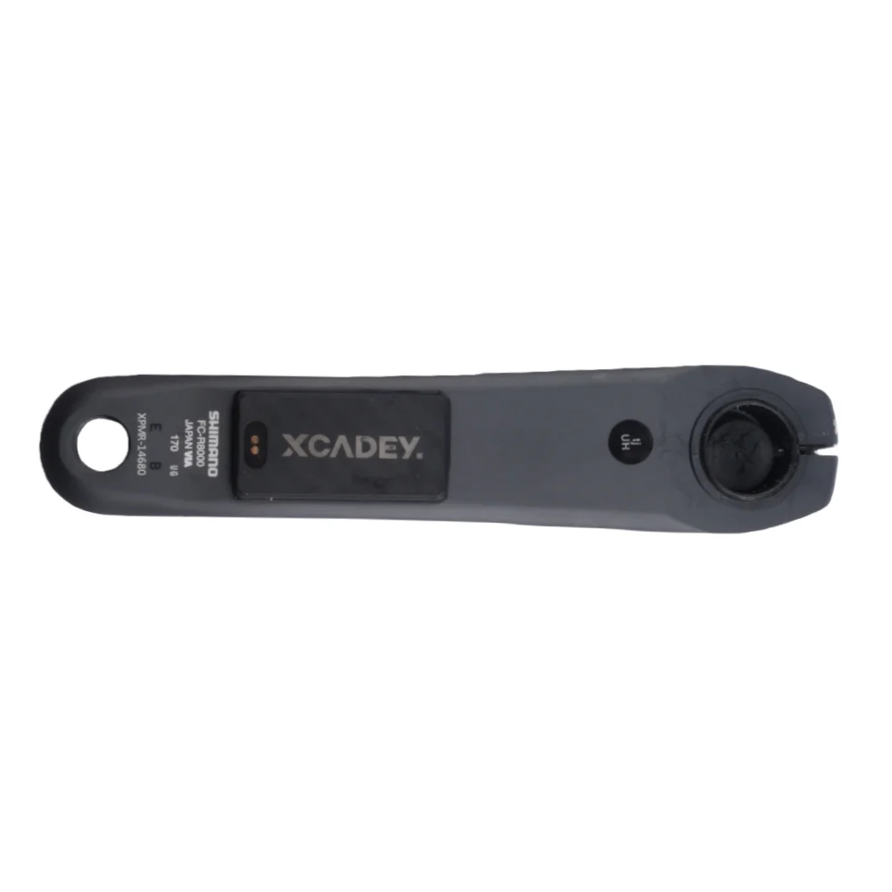 パワーメーターxcadey FC-r8000 165㎜　右クランク USB充電式 XCADEY Ventus – Xpowerパワーメーター カーボンクランクセット – Ti