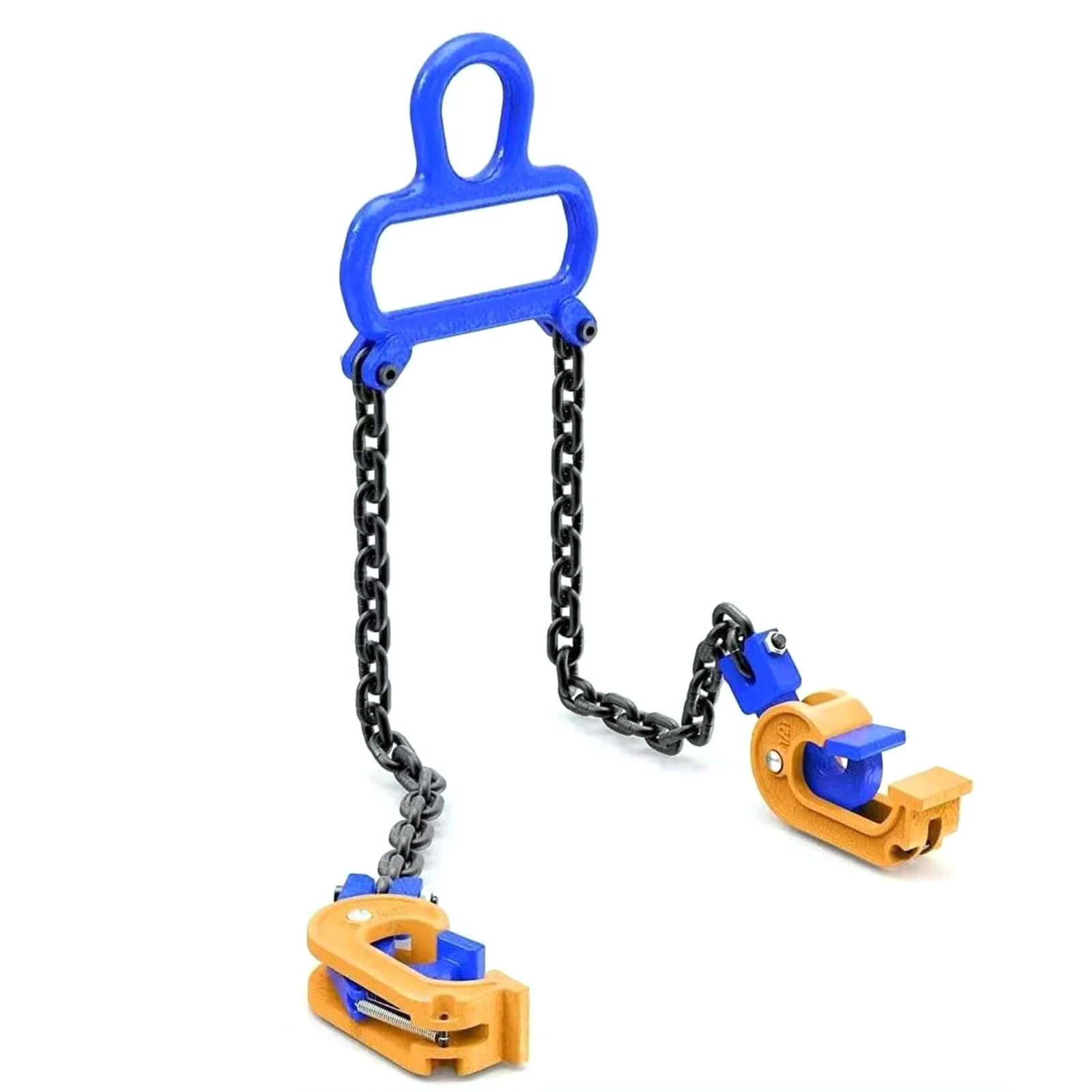 1T Chain Drum Lifter Barrel Lifting Sling Suitable for Blue Plastic and Metal