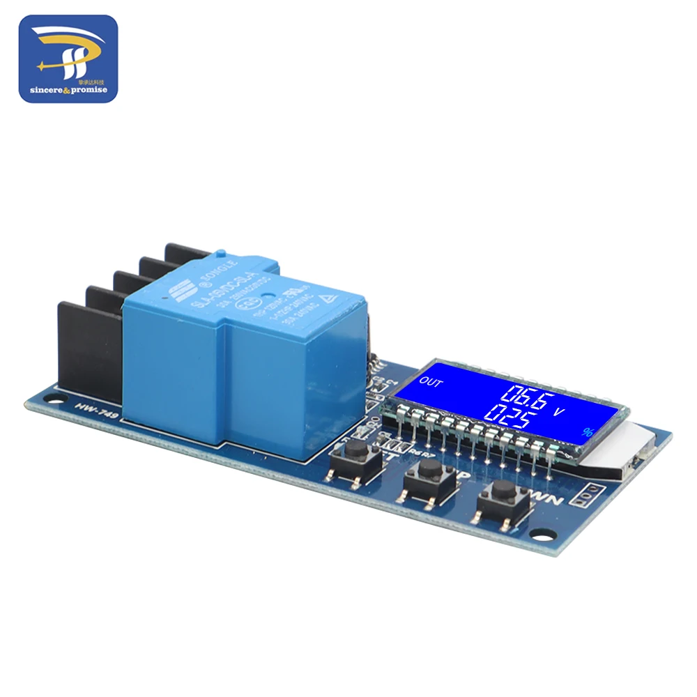DC 6-60v 30A Storage battery Charging Control Module Protection Board Charger Time Switch LCD Display XY-L30A