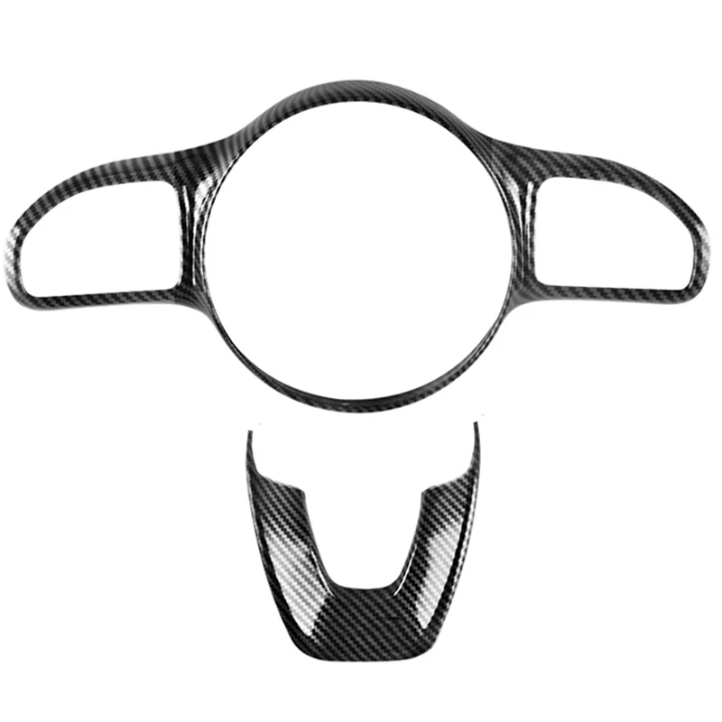 

2PCS Car Steering Wheel Button Frame Sticker Trim for Benz W177 W205 W213 Sport Edition 2019-2020