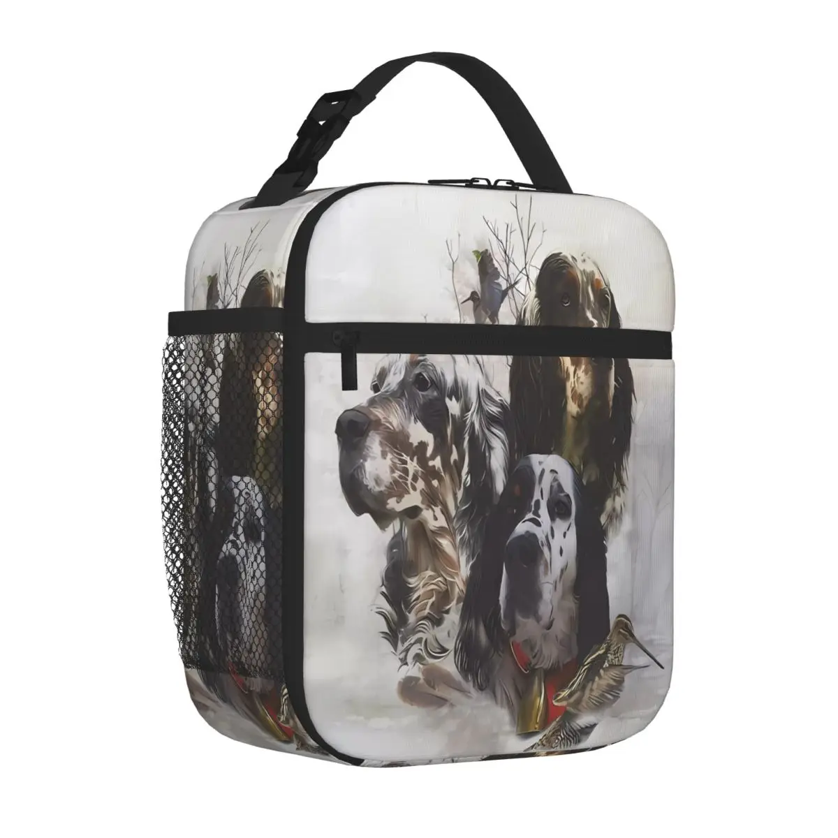 Bestselling English Setter , Woodcock Hunting Season Multi Pocket Snack Bag Lake Picnic Compact Lunch Bag