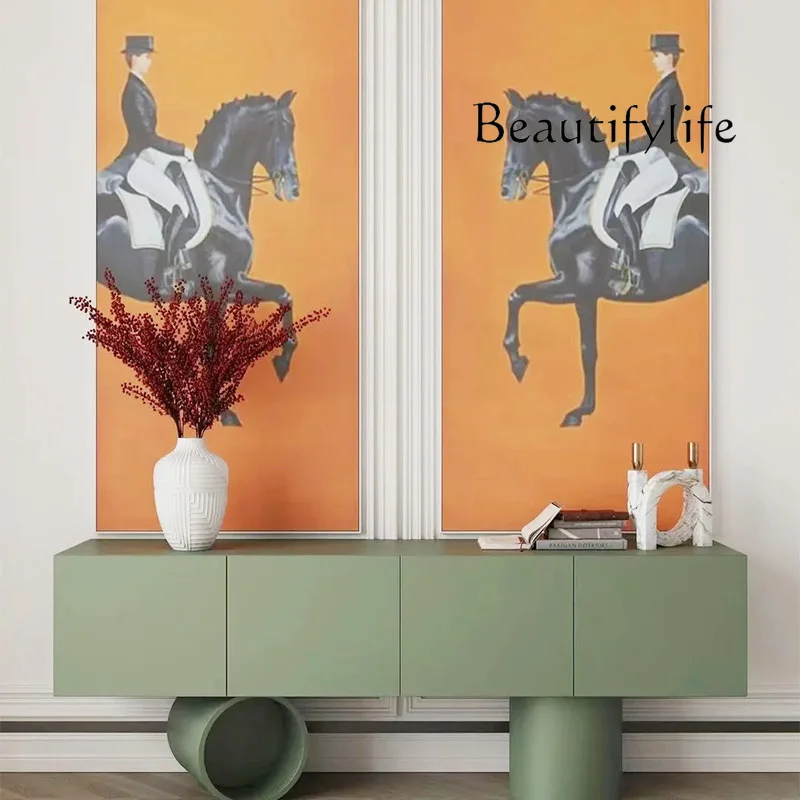 

Italian designer TV cabinet Modern Italian minimalist living room dining side cabinet Villa side cabinet