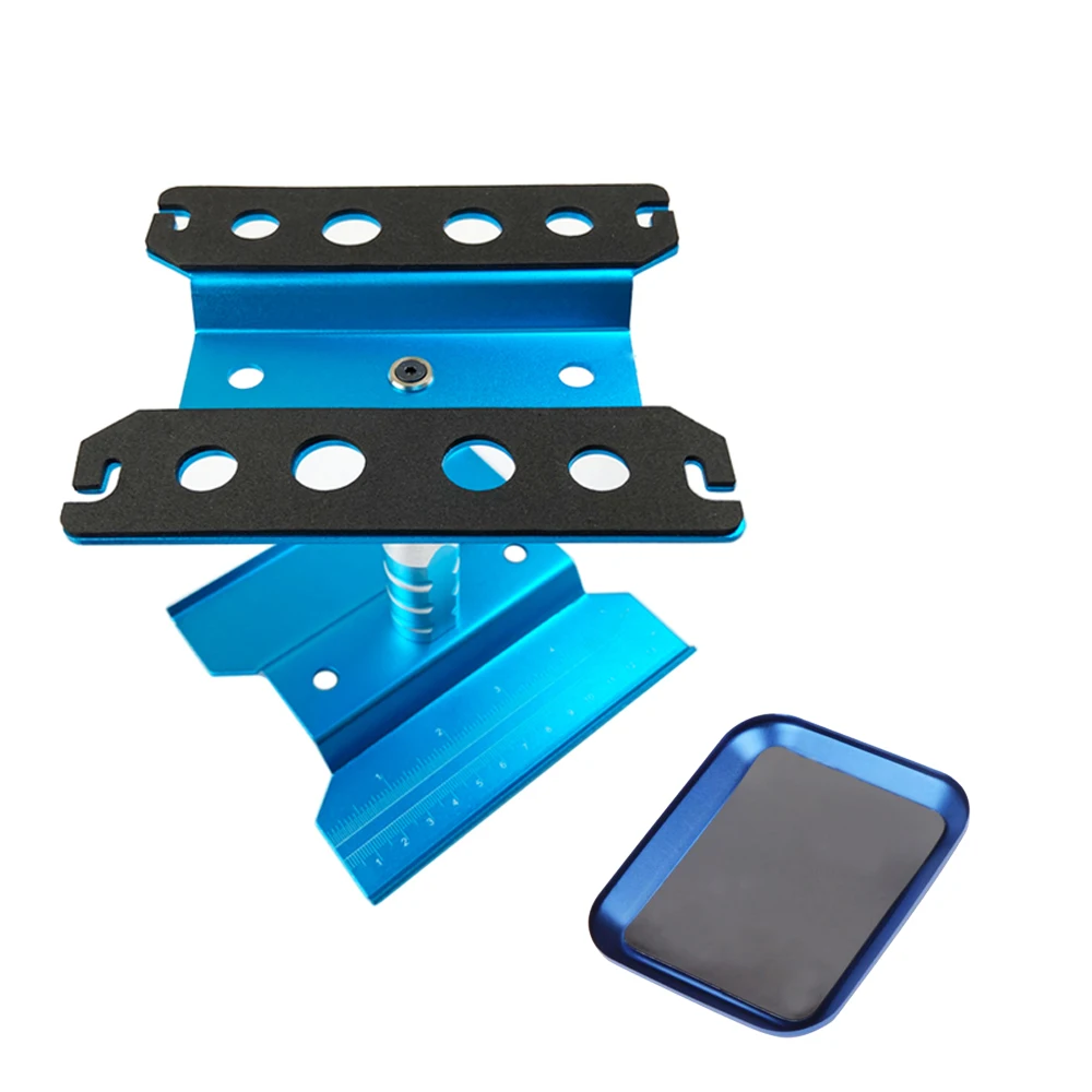 1/10 1/8 RC Auto Gereedschapsset Werk Stand Montage Platform Reparatie Station 360 Graden Draaien voor RC Buggy Crawler Korte vrachtwagen Auto