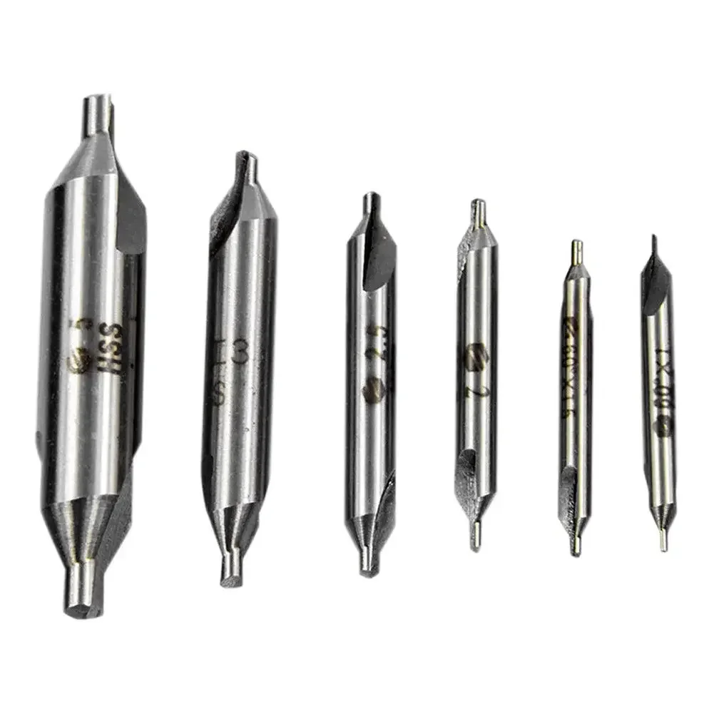 

Точные сверла, фрезы, инструменты для позиционирования отверстий, набор из 6 предметов, композитный центральный токарный станок, новинка